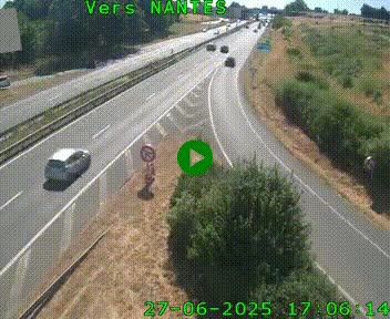 <h2>Webcam N147 au nord de Poitiers et à la jonction avec la A10</h2>