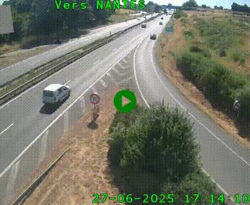 <h2>Webcam N147 au nord de Poitiers et à la jonction avec la A10</h2>