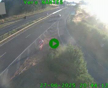 <h2>Webcam N147 au nord de Poitiers et à la jonction avec la A10</h2>