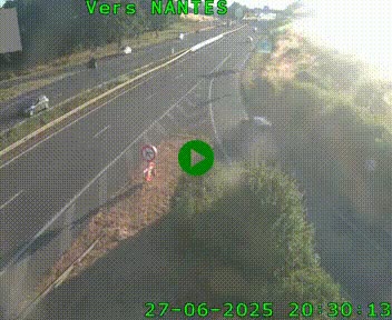 <h2>Webcam N147 au nord de Poitiers et à la jonction avec la A10</h2>