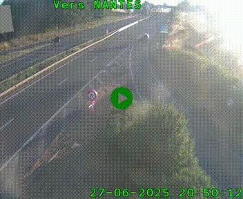 <h2>Webcam N147 au nord de Poitiers et à la jonction avec la A10</h2>
