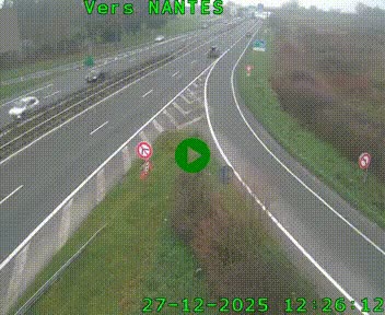 <h2>Webcam N147 au nord de Poitiers et à la jonction avec la A10</h2>