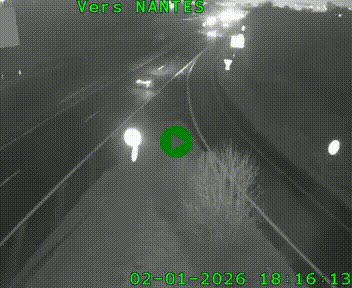 Webcam N147 au nord de Poitiers et à la jonction avec la A10