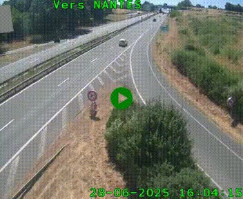 <h2>Webcam N147 au nord de Poitiers et à la jonction avec la A10</h2>