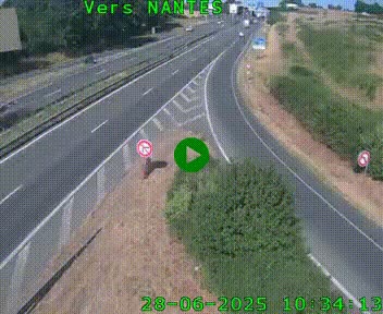 <h2>Webcam N147 au nord de Poitiers et à la jonction avec la A10</h2>
