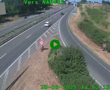 <h2>Webcam N147 au nord de Poitiers et à la jonction avec la A10</h2>
