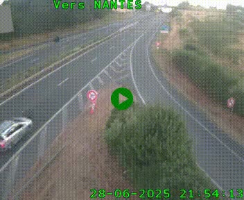 <h2>Webcam N147 au nord de Poitiers et à la jonction avec la A10</h2>