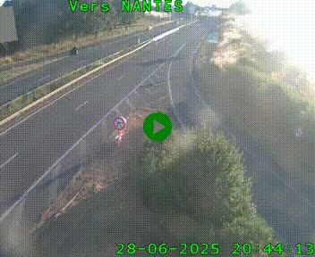 <h2>Webcam N147 au nord de Poitiers et à la jonction avec la A10</h2>