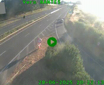 <h2>Webcam N147 au nord de Poitiers et à la jonction avec la A10</h2>