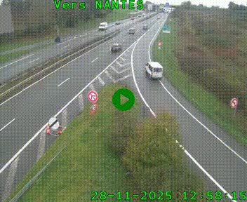 <h2>Webcam N147 au nord de Poitiers et à la jonction avec la A10</h2>