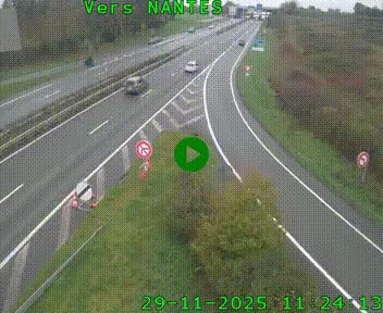 <h2>Webcam N147 au nord de Poitiers et à la jonction avec la A10</h2>