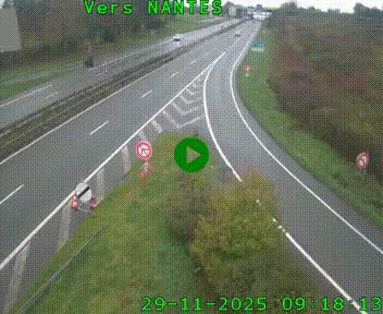 <h2>Webcam N147 au nord de Poitiers et à la jonction avec la A10</h2>