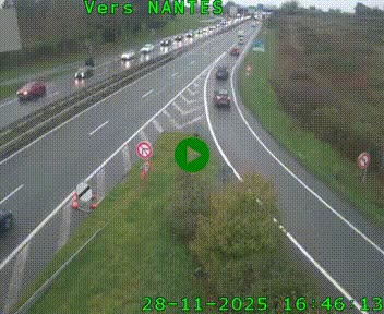 <h2>Webcam N147 au nord de Poitiers et à la jonction avec la A10</h2>