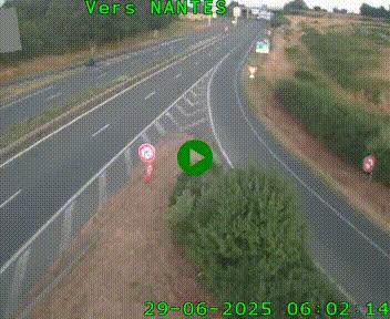 <h2>Webcam N147 au nord de Poitiers et à la jonction avec la A10</h2>