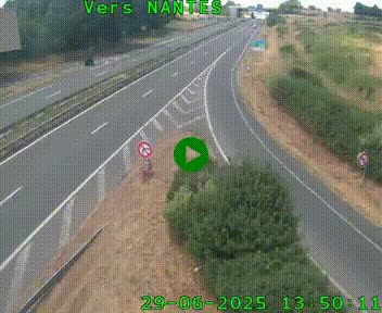 <h2>Webcam N147 au nord de Poitiers et à la jonction avec la A10</h2>