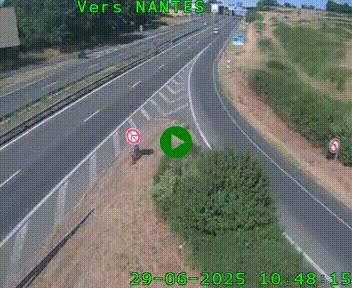 <h2>Webcam N147 au nord de Poitiers et à la jonction avec la A10</h2>