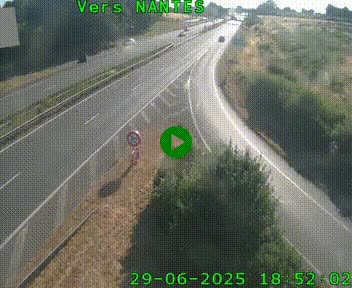 <h2>Webcam N147 au nord de Poitiers et à la jonction avec la A10</h2>