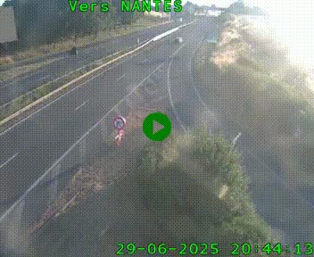 <h2>Webcam N147 au nord de Poitiers et à la jonction avec la A10</h2>