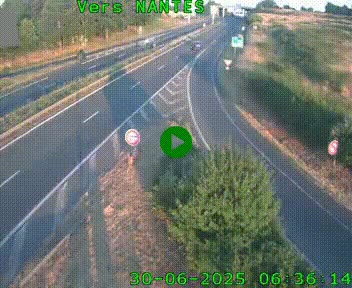 <h2>Webcam N147 au nord de Poitiers et à la jonction avec la A10</h2>