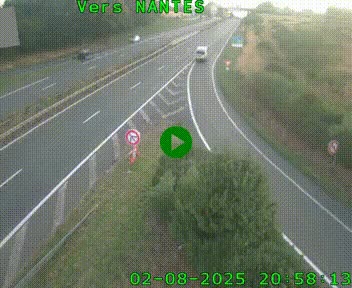 <h2>Webcam N147 au nord de Poitiers et à la jonction avec la A10</h2>