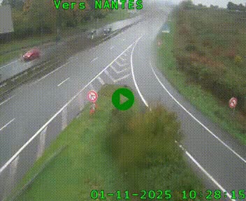 <h2>Webcam N147 au nord de Poitiers et à la jonction avec la A10</h2>