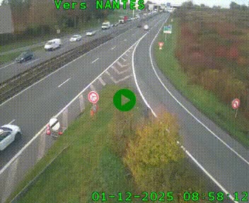 <h2>Webcam N147 au nord de Poitiers et à la jonction avec la A10</h2>