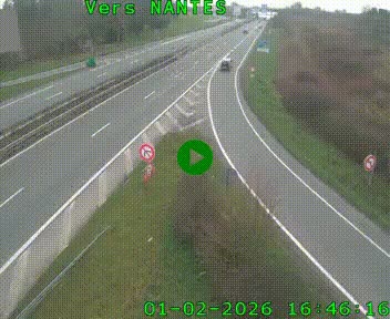 <h2>Webcam N147 au nord de Poitiers et à la jonction avec la A10</h2>