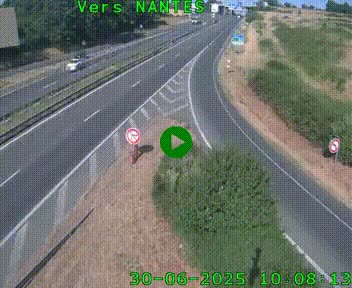 <h2>Webcam N147 au nord de Poitiers et à la jonction avec la A10</h2>