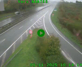 <h2>Webcam N147 au nord de Poitiers et à la jonction avec la A10</h2>