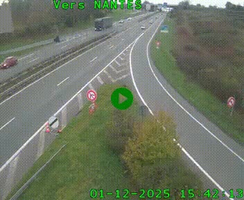 <h2>Webcam N147 au nord de Poitiers et à la jonction avec la A10</h2>