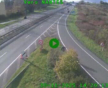 <h2>Webcam N147 au nord de Poitiers et à la jonction avec la A10</h2>