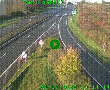 <h2>Webcam N147 au nord de Poitiers et à la jonction avec la A10</h2>