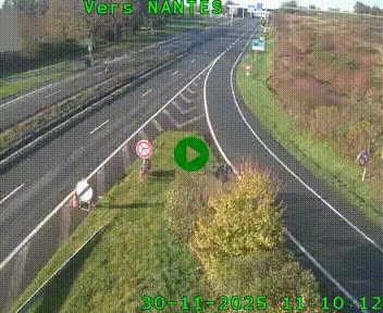 <h2>Webcam N147 au nord de Poitiers et à la jonction avec la A10</h2>