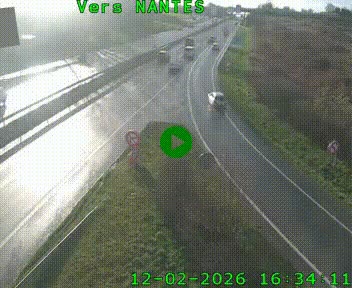 <h2>Webcam N147 au nord de Poitiers et à la jonction avec la A10</h2>