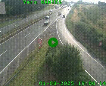 <h2>Webcam N147 au nord de Poitiers et à la jonction avec la A10</h2>