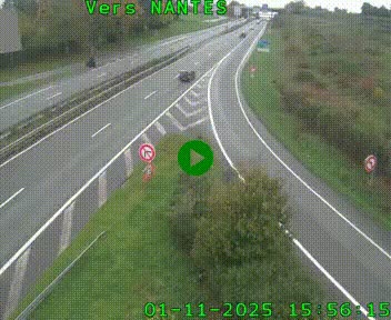 <h2>Webcam N147 au nord de Poitiers et à la jonction avec la A10</h2>