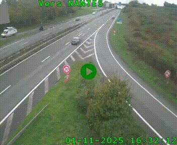 <h2>Webcam N147 au nord de Poitiers et à la jonction avec la A10</h2>