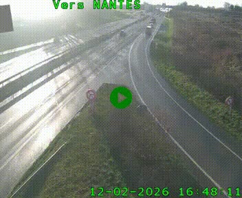 <h2>Webcam N147 au nord de Poitiers et à la jonction avec la A10</h2>