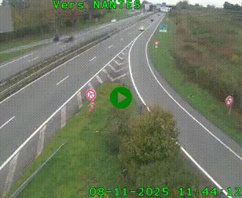 <h2>Webcam N147 au nord de Poitiers et à la jonction avec la A10</h2>