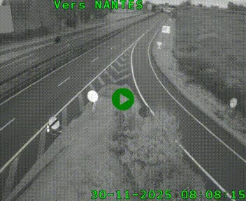 <h2>Webcam N147 au nord de Poitiers et à la jonction avec la A10</h2>