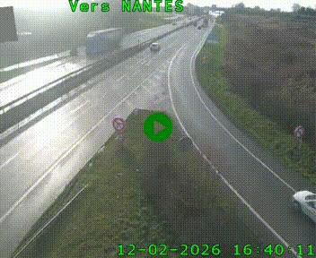 <h2>Webcam N147 au nord de Poitiers et à la jonction avec la A10</h2>
