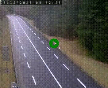 Webcam routière sur la N122 au niveau du Tunnel du Lioran. Vue de l'entrée côté Murat