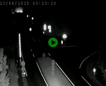 Webcam routière sur la N122 au niveau du Tunnel du Lioran. Vue de l'entrée côté Aurillac.