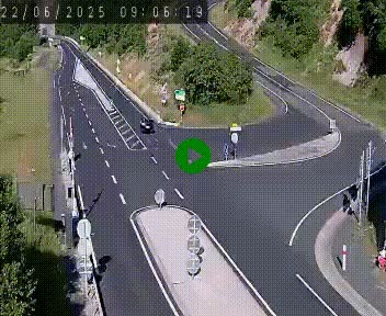 Webcam routière sur la N122 au niveau du Tunnel du Lioran. Vue de l'entrée côté Aurillac.