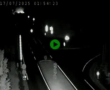 Webcam routière sur la N122 au niveau du Tunnel du Lioran. Vue de l'entrée côté Aurillac.
