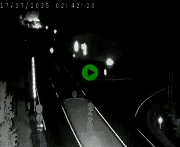 Webcam routière sur la N122 au niveau du Tunnel du Lioran. Vue de l'entrée côté Aurillac.