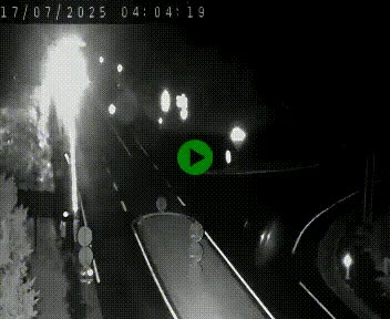 Webcam routière sur la N122 au niveau du Tunnel du Lioran. Vue de l'entrée côté Aurillac.