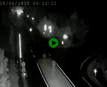 Webcam routière sur la N122 au niveau du Tunnel du Lioran. Vue de l'entrée côté Aurillac.