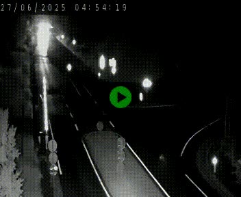 Webcam routière sur la N122 au niveau du Tunnel du Lioran. Vue de l'entrée côté Aurillac.