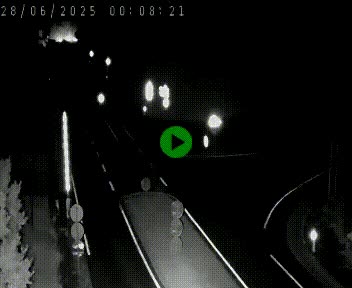 Webcam routière sur la N122 au niveau du Tunnel du Lioran. Vue de l'entrée côté Aurillac.